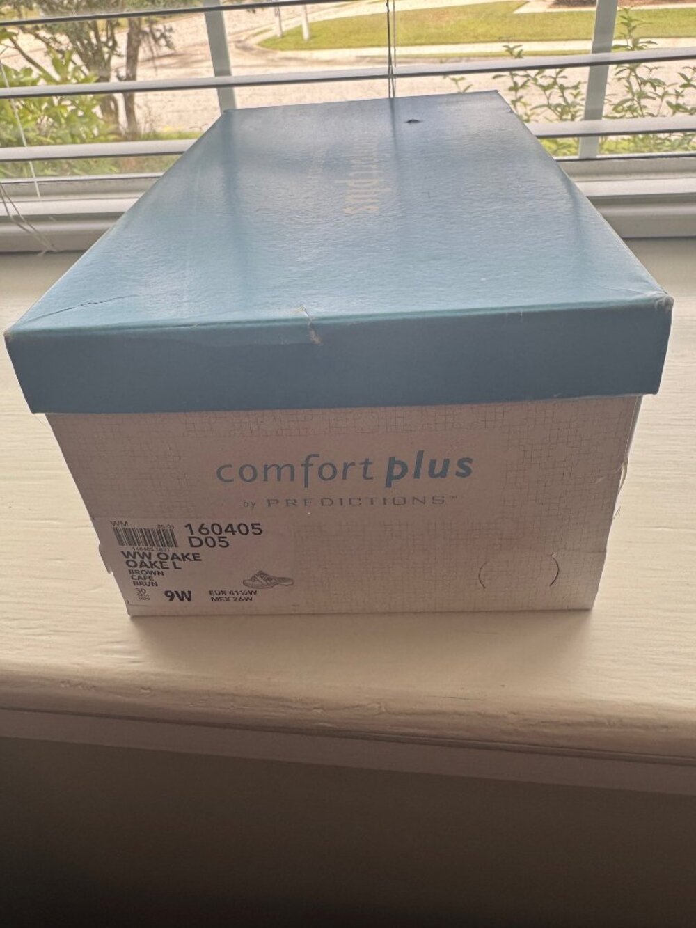 Comfort Plus by Predictions Brown Slip On Sandals Size 9W New in Box P5 - Picture 4 of 13